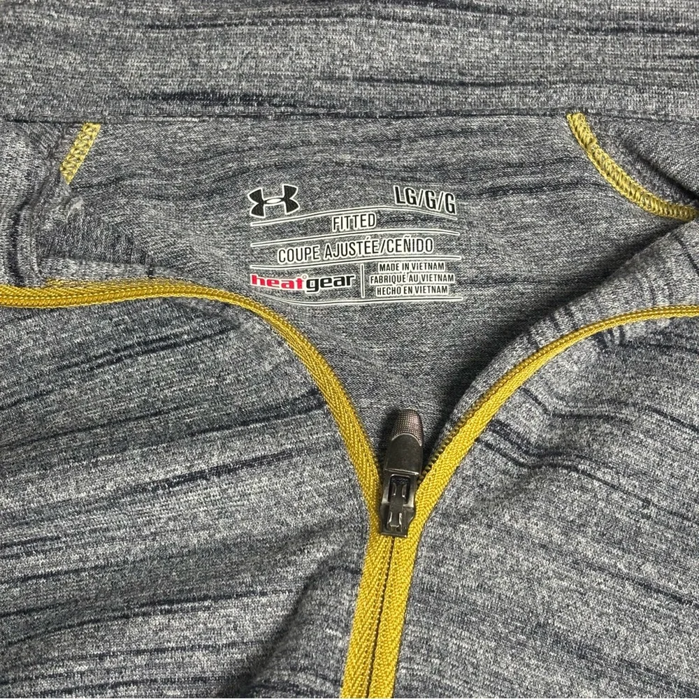 Under Armour Women’s L Gray 1/4 Zip Pullover Univ. of Notre Dame Logo - Picture 5 of 12